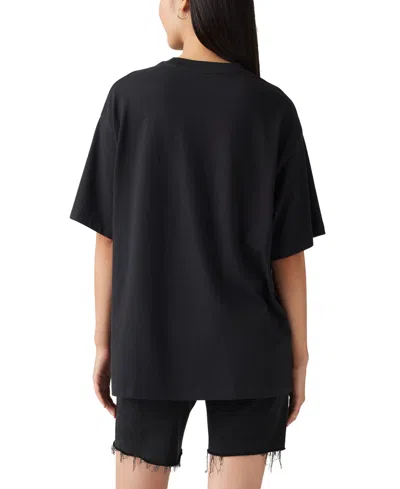 Levi's Women's Graphic Short Stack T-shirt In Black