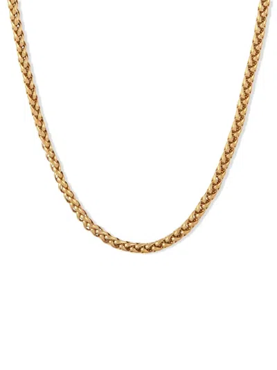 Pre-owned Givenchy 1990s Wheat Chain Necklace In 金色