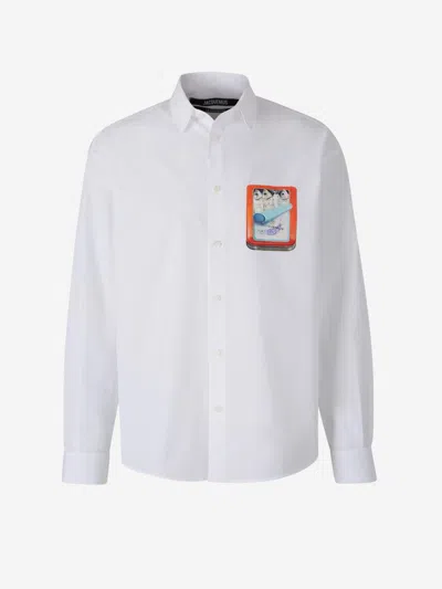 Jacquemus Men La Chemise Simon In White