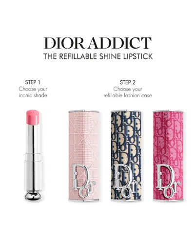 Dior Addict Refillable Couture Lipstick Case In New Pinkmania