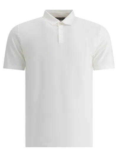 Zanone Polo Shirts White In White