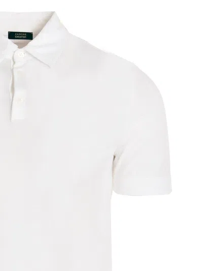 Zanone Polo Shirts White In White