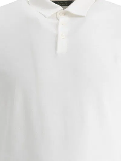 Zanone Polo Shirts White In White