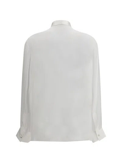 Dolce & Gabbana Silk Shirt In White
