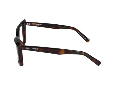 Saint Laurent Eyeglasses In Havana Havana Transpa