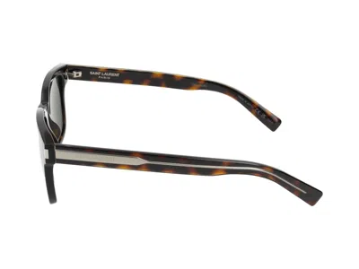 Saint Laurent Sunglasses In Havana Crystal Grey