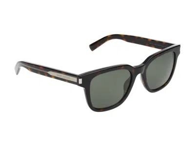 Saint Laurent Sunglasses In Havana Crystal Grey