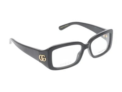 Gucci Eyeglasses In Black Black Transparent