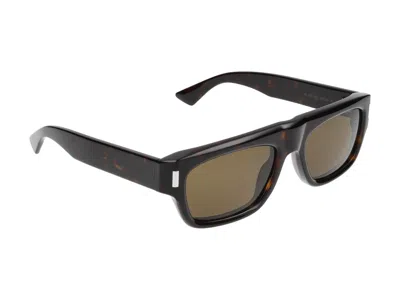 Saint Laurent Sunglasses In Havana Havana Brown