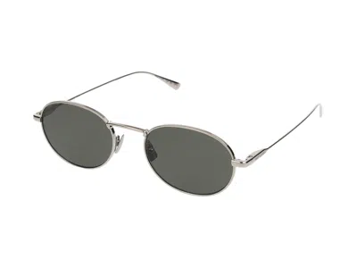 Saint Laurent Sunglasses In Silver Silver Grey