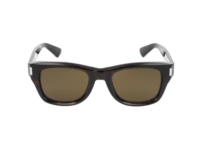 Saint Laurent Sunglasses In Havana Havana Brown