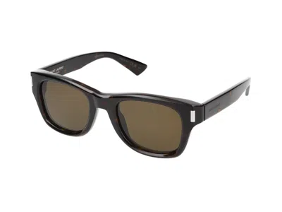 Saint Laurent Sunglasses In Havana Havana Brown