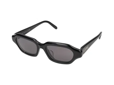 Loewe Lw40157u Rectangle Acetate Sunglasses In Multicolor