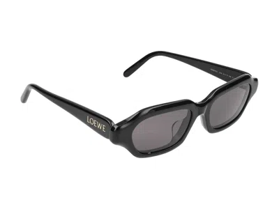 Loewe Lw40157u Rectangle Acetate Sunglasses In Multicolor