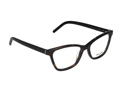 Saint Laurent Eyewear Optical In Havana Havana Transparent