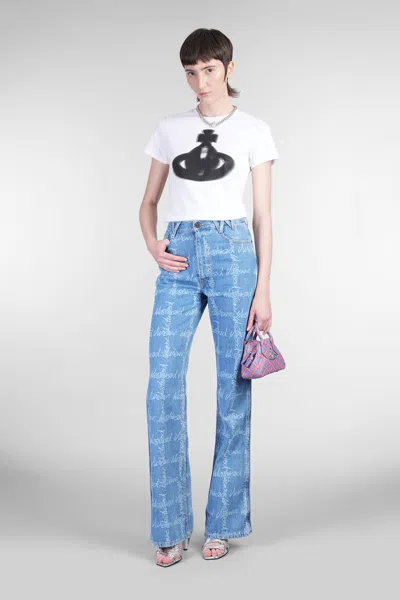 Vivienne Westwood Woman T-shirt White Size L Organic Cotton In White