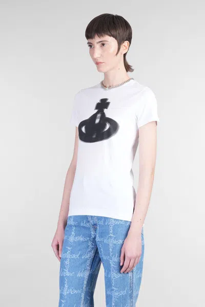 Vivienne Westwood Woman T-shirt White Size L Organic Cotton In White