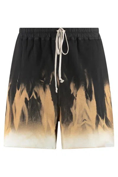 Rick Owens Drkshdw Drkshdw By Rick Owens Cotton Bermuda Shorts In Black