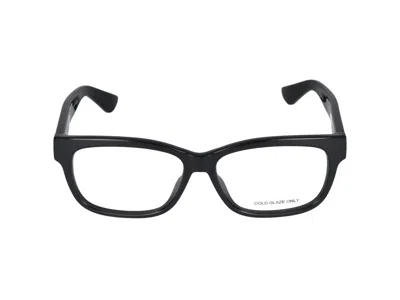 Gucci Gg0634o Rectangular-frame Glasses In Black Black Transparent