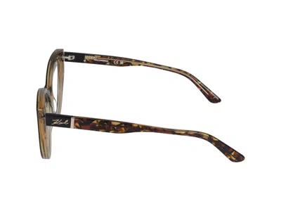 Karl Lagerfeld Eyeglasses In Texture/yellow