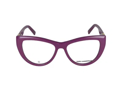 Karl Lagerfeld Eyeglasses In Plum
