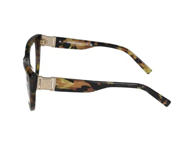 Karl Lagerfeld Eyeglasses In Striped Tobacco