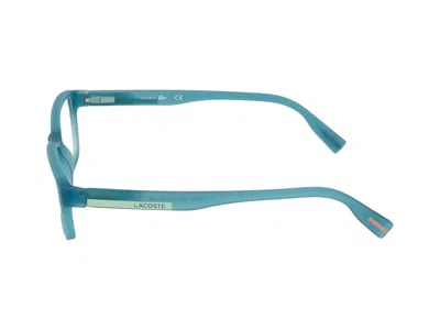 Shop Lacoste Eyeglasses In Matte Blue Lumi