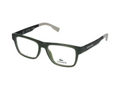 Shop Lacoste Eyeglasses In Green Lumi
