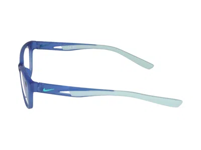 Nike Eyeglasses In Matte Polar Blue/jade Ice