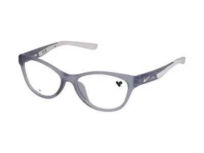 Nike Eyeglasses In Matte Wolf Grey/guava Ice