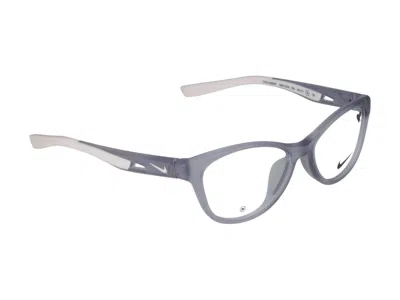 Nike Eyeglasses In Matte Wolf Grey/guava Ice