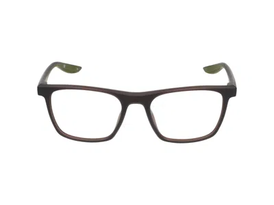 Nike Eyeglasses In Matte Brown Basalt