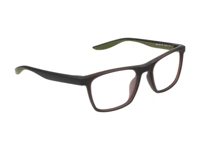 Nike Eyeglasses In Matte Brown Basalt