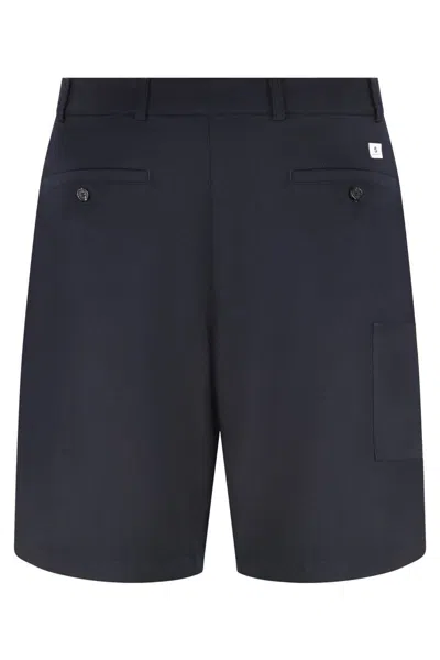 Department Five Department 5 Techno Fabric Bermuda-shorts In Blue