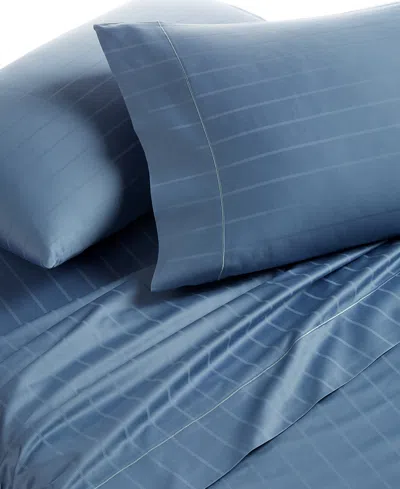 Charter Club Sleep Cool 400 Thread Count Hygrocotton Sheet Set, King, Exclusively At Macy's In Denim Sky