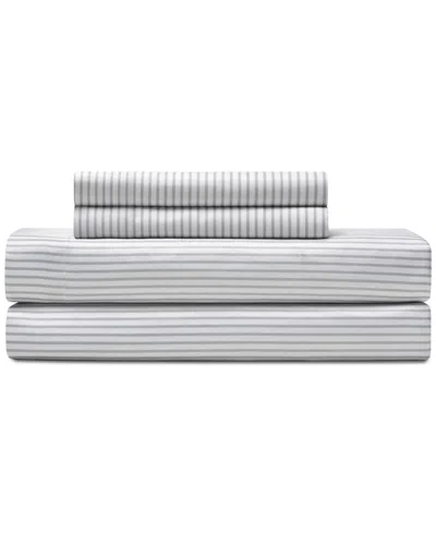 Fairfield Square Collection Austin Stripe/solid Reversible 8 Pc. Comforter Set, Exclusively At Macy's In Red