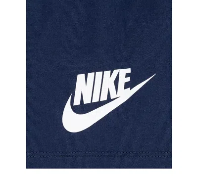 Nike Baby Club T-shirt & Shorts, 2 Piece Set In Midnight Navy