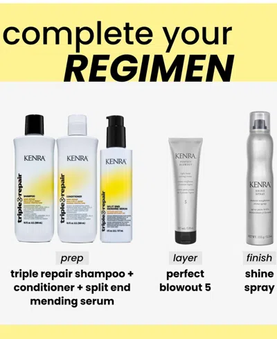 Kenra Professional Triple Repair Shampoo, 10.1 Oz. In No Color