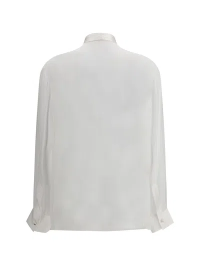 Dolce & Gabbana Silk Shirt In White
