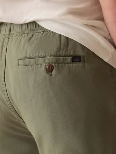 Faherty Essential Drawstring Short In Desert Olive