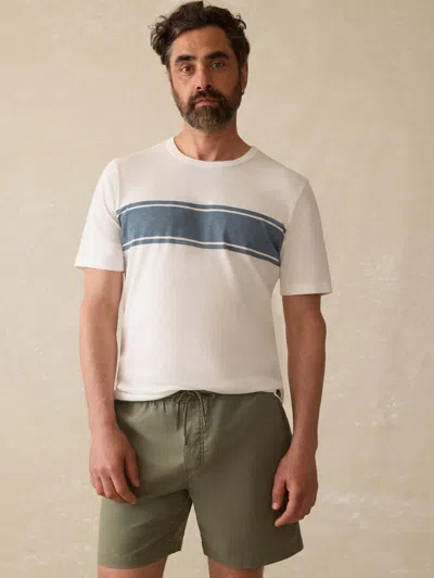 Faherty Essential Drawstring Short In Desert Olive