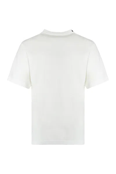 Dolce & Gabbana White Postcard Print Cotton T-shirt In White