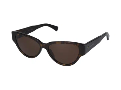 Bottega Veneta Womens Brown 6j000413 Bv1249s Cat Eye-frame Injected Sunglasses In Havana Havana Brown