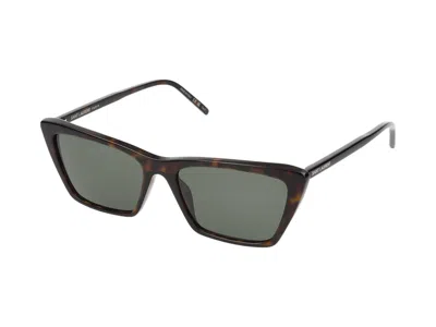 Saint Laurent Sunglasses In Havana Havana Grey