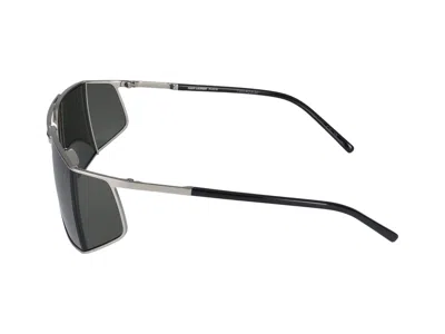 Saint Laurent Sunglasses In Silver Silver Grey