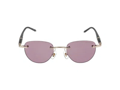 Montblanc Sunglasses In Gold Black Violet