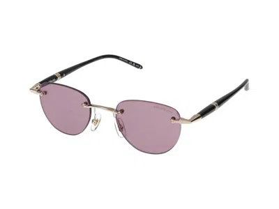Montblanc Sunglasses In Gold Black Violet