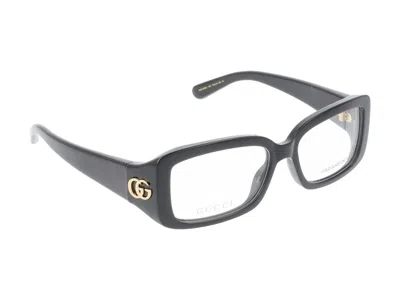 Gucci Eyeglasses In Black Black Transparent