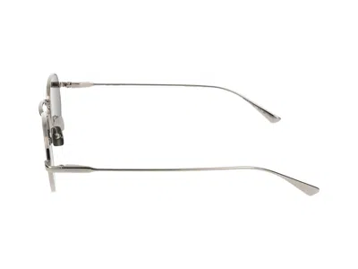 Saint Laurent Sunglasses In Silver Silver Grey