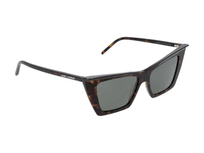 Saint Laurent Sunglasses In Havana Havana Grey
